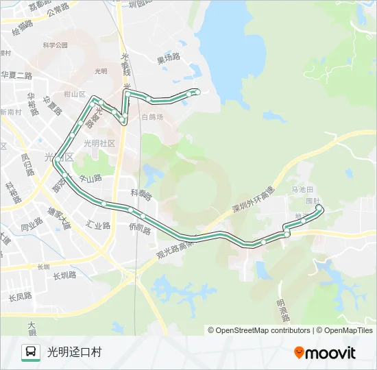 B722 Bus Line Map