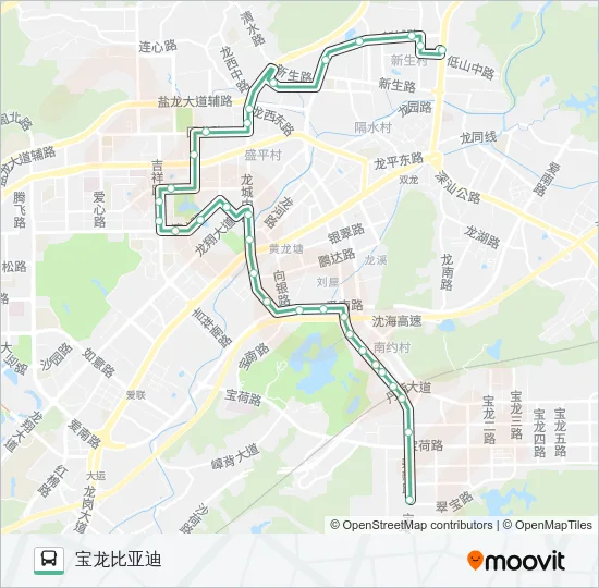 B723 Bus Line Map