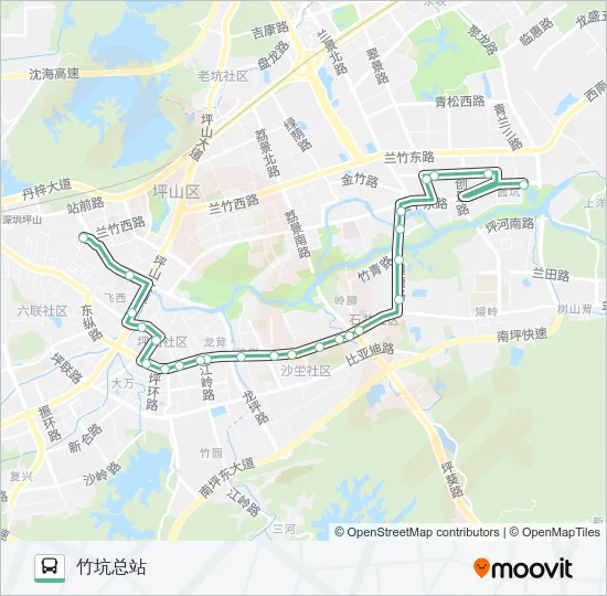 B726 Bus Line Map