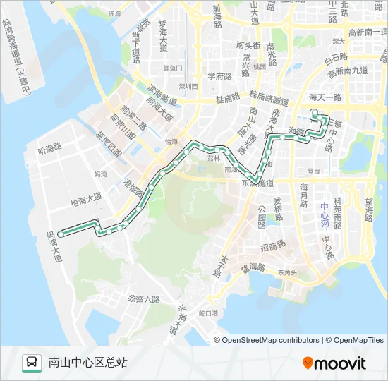 B727 Bus Line Map