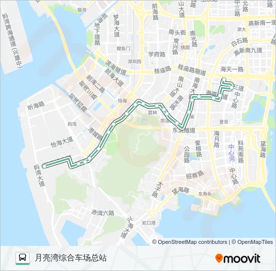 B727 Bus Line Map
