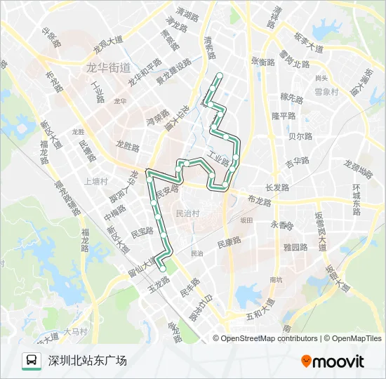 B730 Bus Line Map