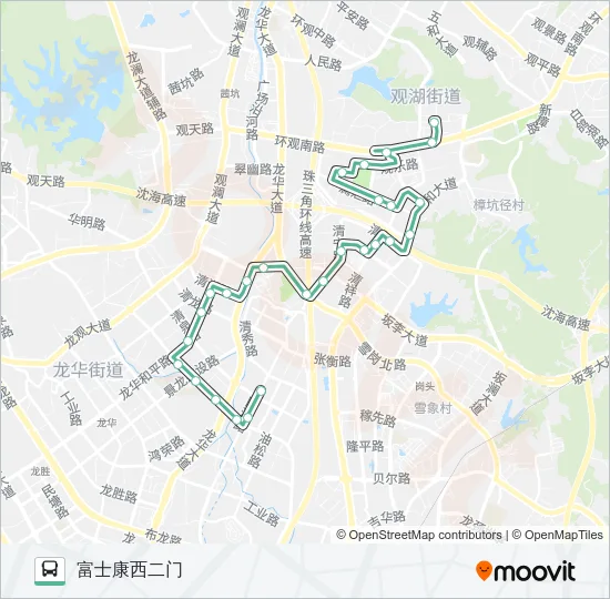 B731 Bus Line Map