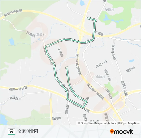 B732 Bus Line Map