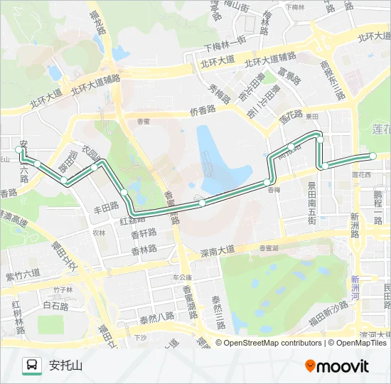 B733 Bus Line Map