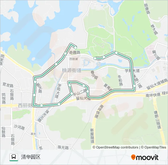 B736 Bus Line Map