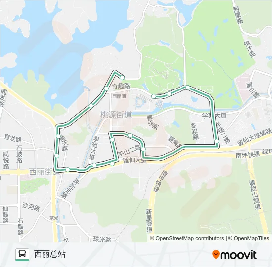 B736 Bus Line Map