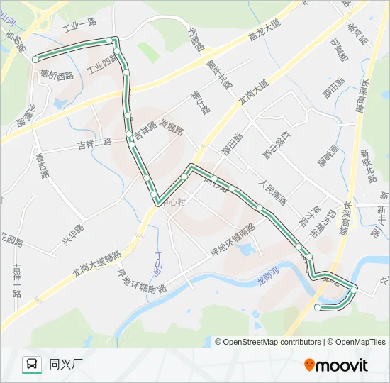 B739 Bus Line Map