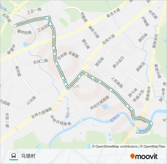 B739 Bus Line Map