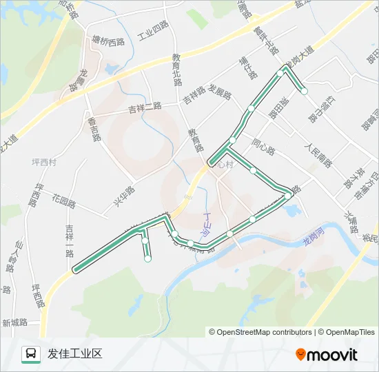 B740 Bus Line Map