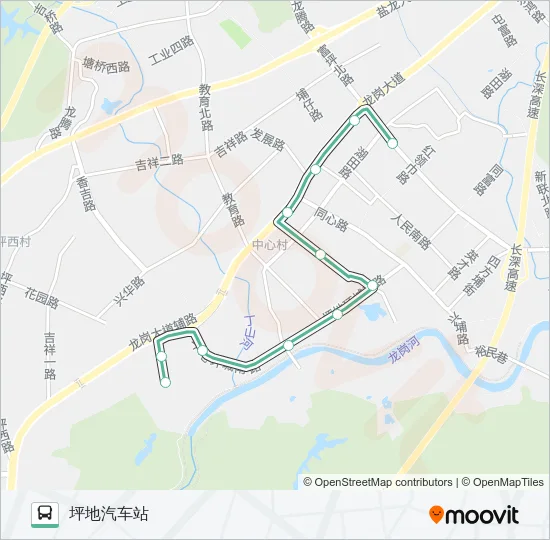 B740 Bus Line Map