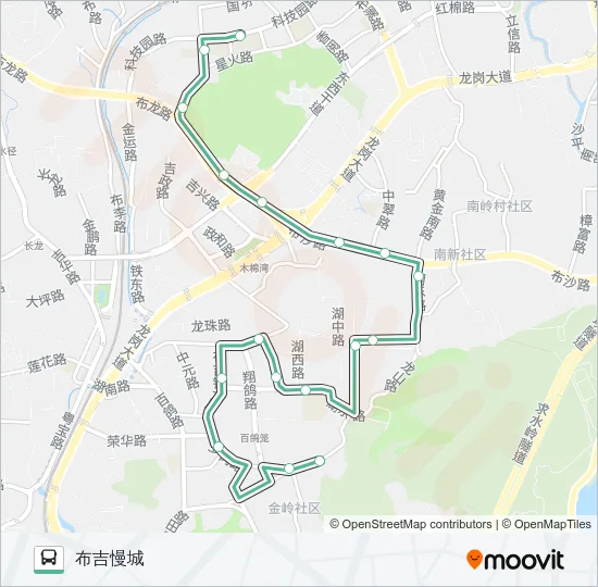 B741 Bus Line Map