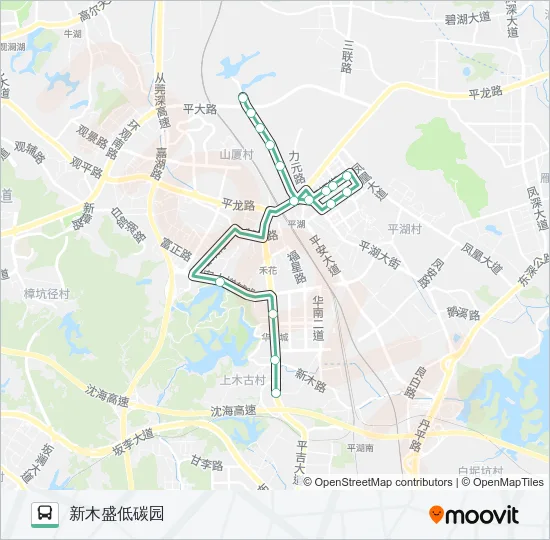 B743 Bus Line Map