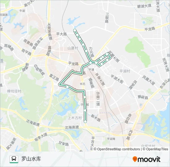 B743 Bus Line Map