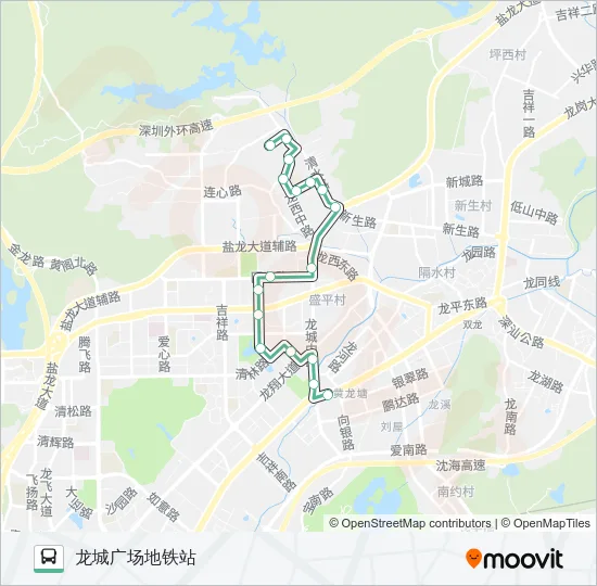 B746 Bus Line Map