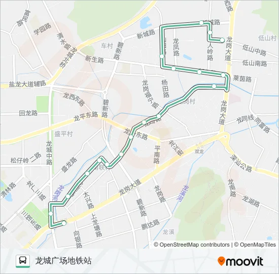 B751 Bus Line Map