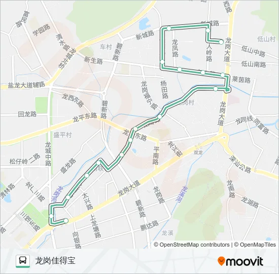 B751 Bus Line Map