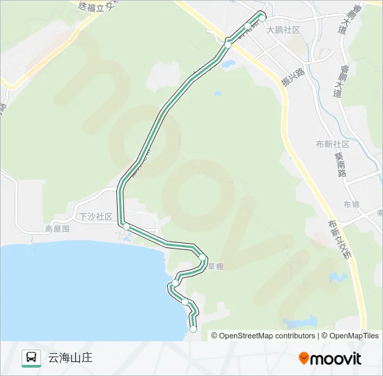 B752 Bus Line Map