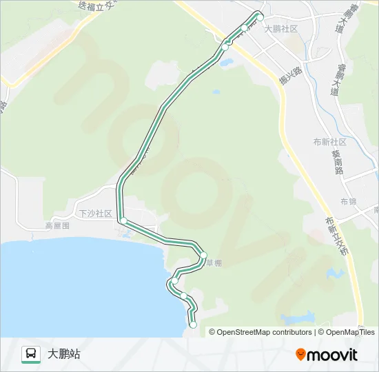 B752 Bus Line Map