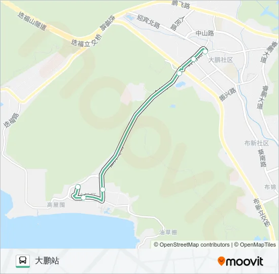 B757 Bus Line Map