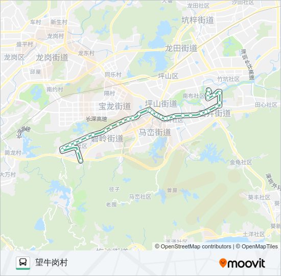 公交B762路的线路图