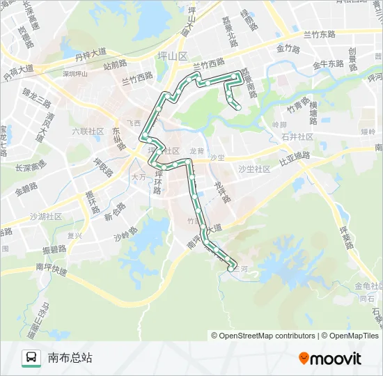 B765 Bus Line Map