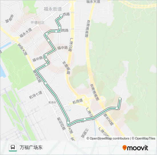 B767 Bus Line Map