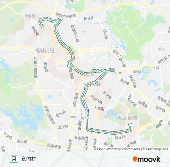 B768 Bus Line Map