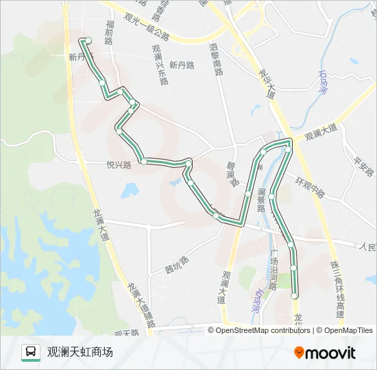 B769 Bus Line Map