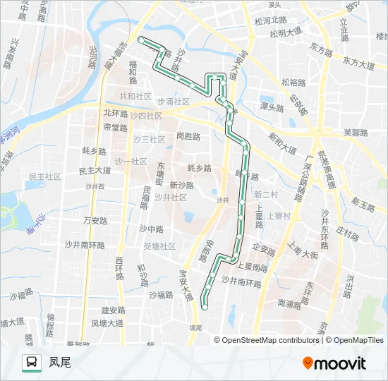 B774 Bus Line Map