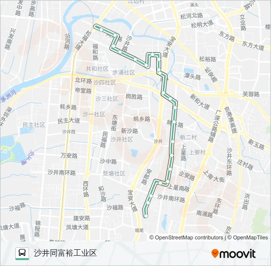 B774 Bus Line Map