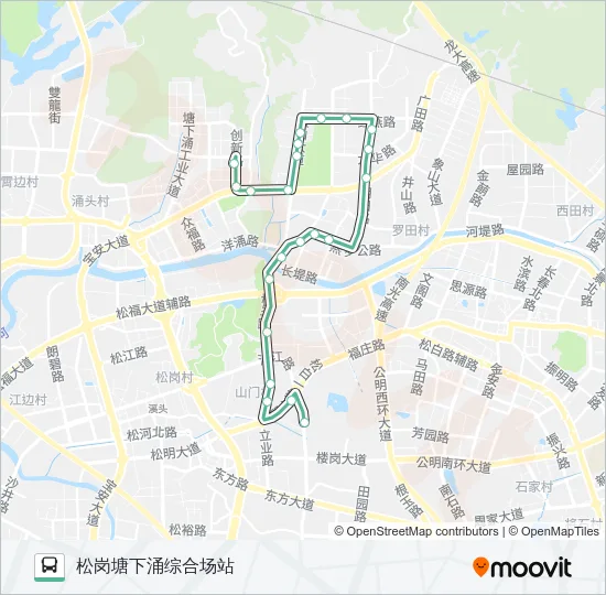 B775 Bus Line Map