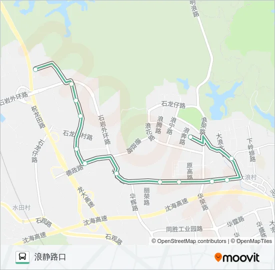 B780 Bus Line Map