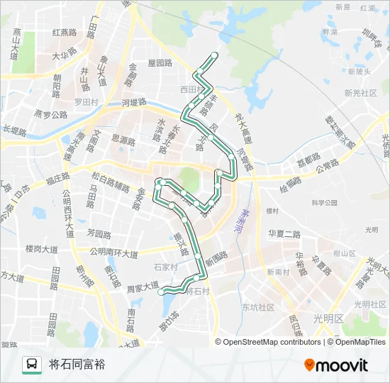 B784 Bus Line Map