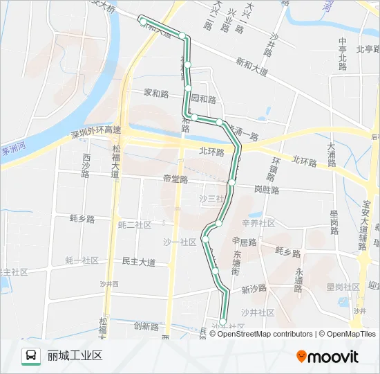 B789 Bus Line Map