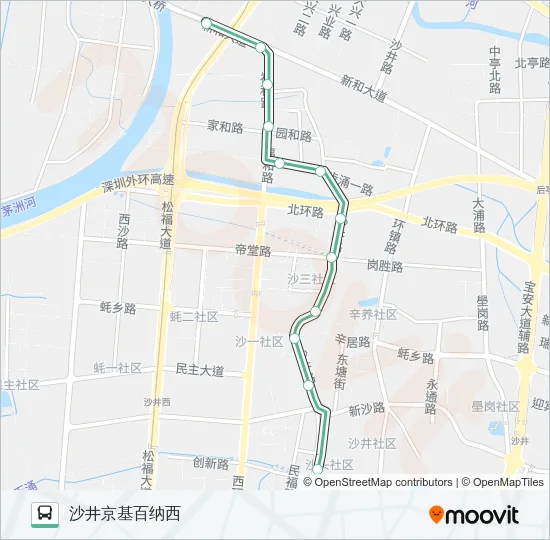 B789 Bus Line Map