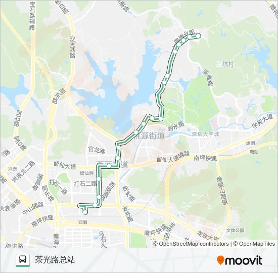 B797 Bus Line Map