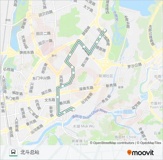 B800 Bus Line Map