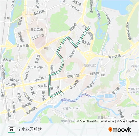 B800 Bus Line Map