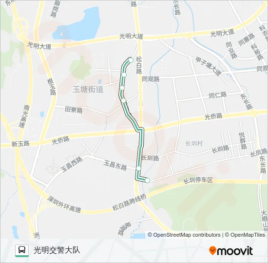 B806 Bus Line Map