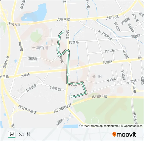 B806 Bus Line Map