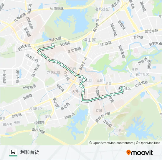 B811 Bus Line Map