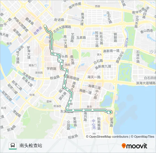 B813 Bus Line Map