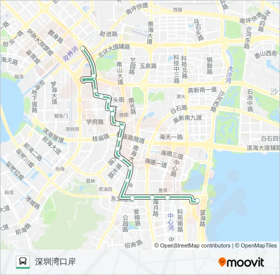 B813 Bus Line Map
