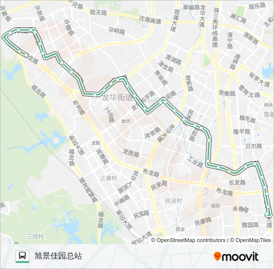 B815 Bus Line Map