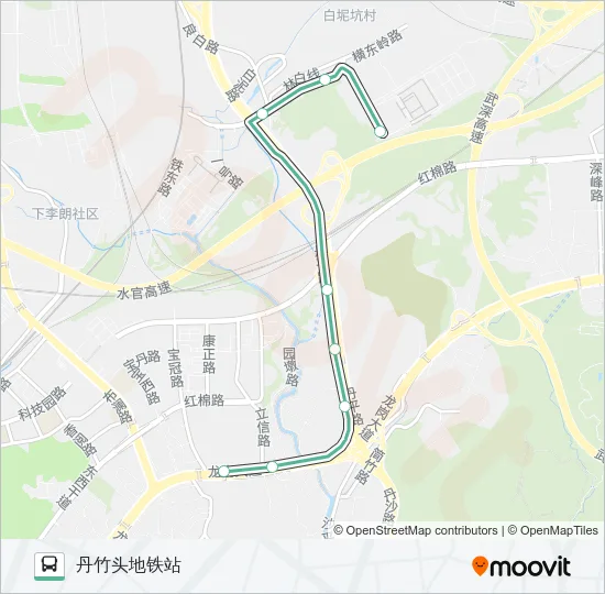 B822 Bus Line Map