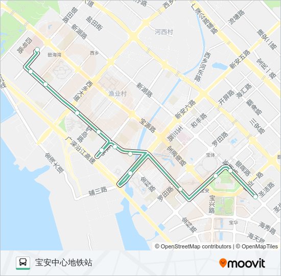 B826 bus Line Map