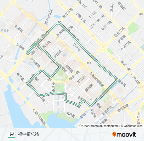 B828 Bus Line Map