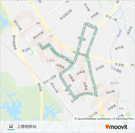 B831 Bus Line Map