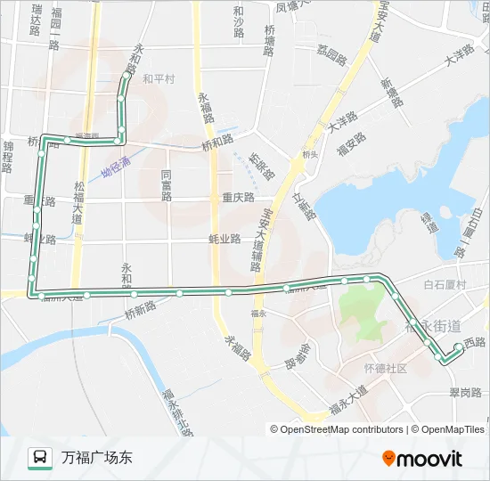 B835 Bus Line Map
